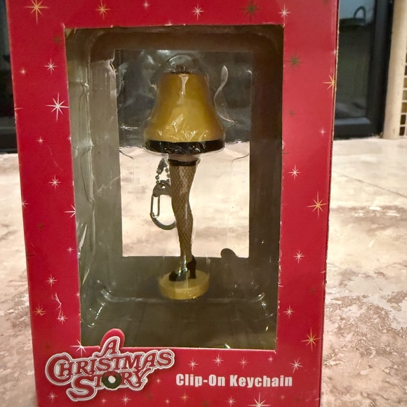 Kurt Adler A Christmas Story Movie Leg Lamp Clip On Key Chain Ornament 2016 Box - Picture 1 of 5